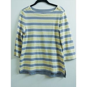 Croft & Barrow Stretchy Yellow and Gray Shirt